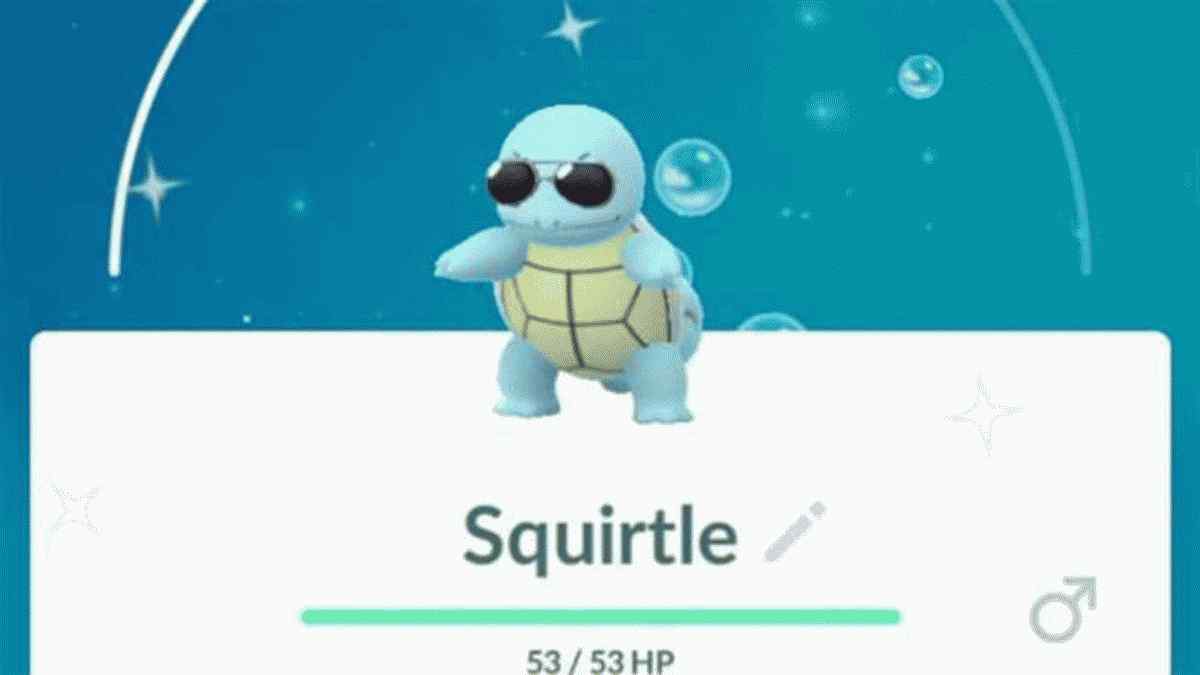 Cómo conseguir un Squirtle con gafas de sol en Pokémon Go