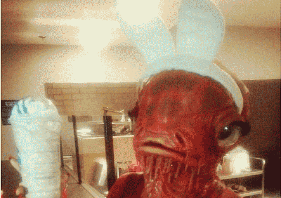 Sexy Admiral AckBunny Cosplay fra Star Wars Celebration