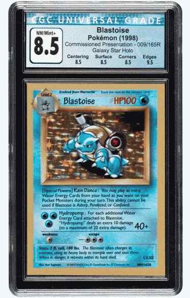 Sjældne Pokemon Blastoise-præsentationskort sælger til $ 360.000