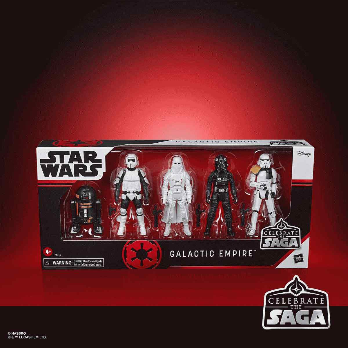 HVIEZDNE VOJNY OSLAVUJÚ SAGA 375-palcový GALACTIC EMPIRE Obrázok 5-balenie - v balení