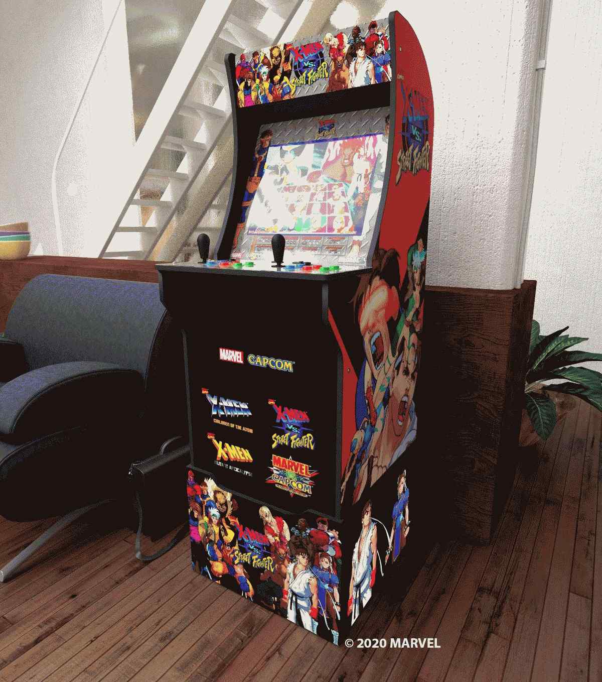 Vykreslenie kancelárie Xmen vs Street Fighter