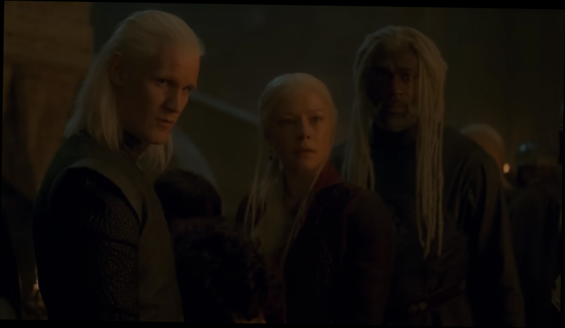 „House of the Dragon“ 7 serija: „Driftmark“ vaidina įtempto susitikimo ir drakono vagystės šeimininką