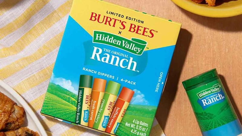 Hidden Valley Ranch slår seg sammen med Burt`s Bees for å lansere ny leppepomade
