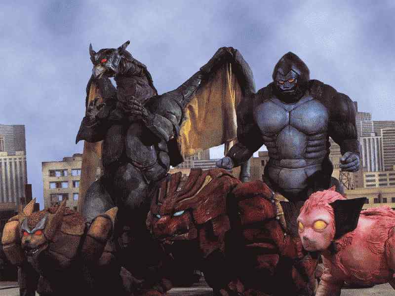 Power Rangers Galactabeasts Sentient Zords
