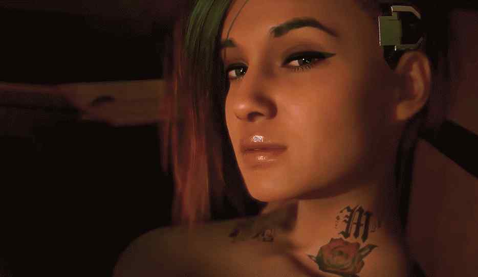 Cyberpunk 2077 Judy en una de las escenas del juego.