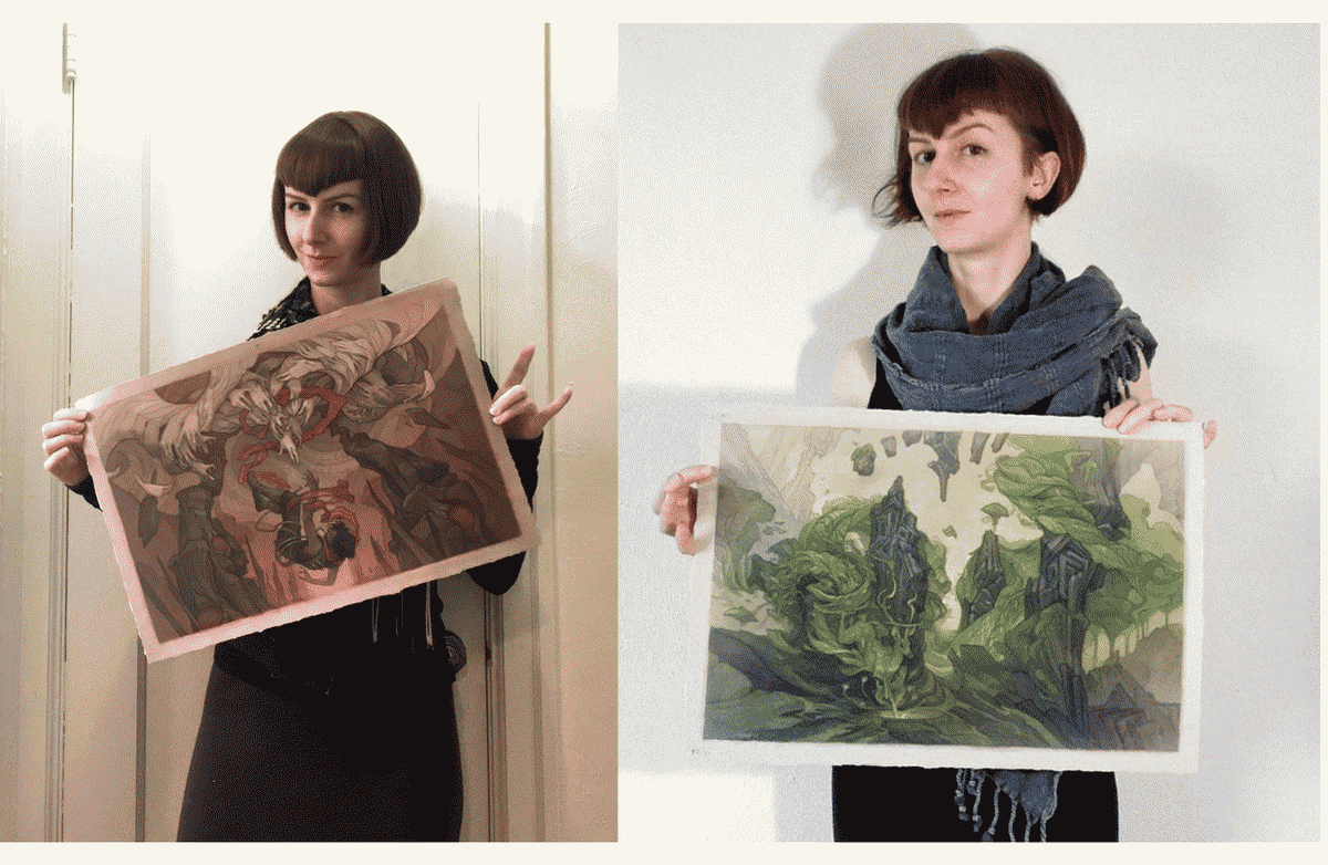 تم بيع 2 Magic: The Gathering Paintings بواسطة Wylie Beckert بمبلغ إجمالي قدره 33200 دولار