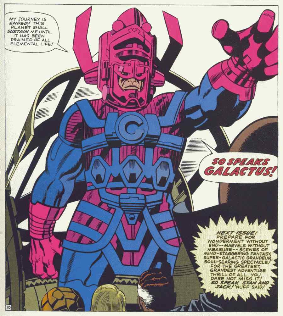 Galactus første optræden i Fantastic 4 # 48