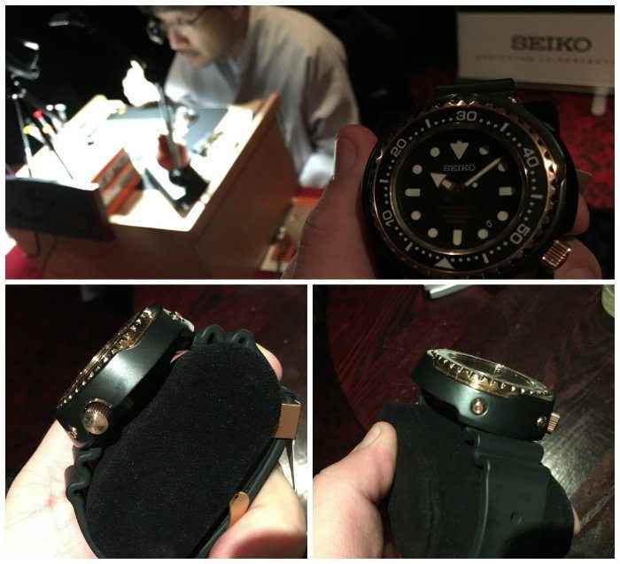 Bočni pogledi na Seiko Marinemaster Professional
